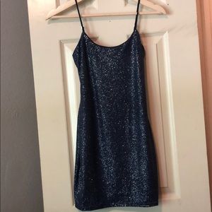 Lucy in the sky Blue sparkly dress!